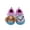 Blue/Pink, variant on Paw Patrol Skye Everest Toddler Girls Plush Aline Slippers CH5047