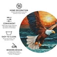 thumbnail image 3 of Kdxio Textured Bald Eagle Funny Coasters,4 Pcs Leather Coasters,Housewarming Gifts,Protect Furniture from Water Marks Scratch and Damage, 3 of 6