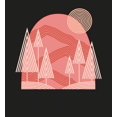 thumbnail image 2 of Adventure Society Mountain & Pine Trees Black Adult Crew Neck Long Sleeve Tee-Medium, 2 of 3
