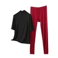 thumbnail image 2 of ylioge M-5X Plus Size Womens Modal-Pajama Sets 2 Piece Outfits Ladies Casual Solid Color Short Sleeve Tops Straight Leg Pants Loungewear Pajamas Set, 2 of 5