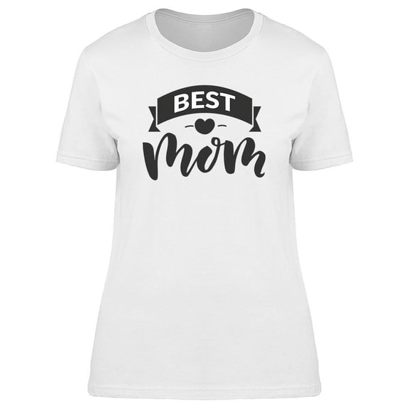 Best Mom Hand Drawn Graphic Tee Women's -Image by Shutterstock