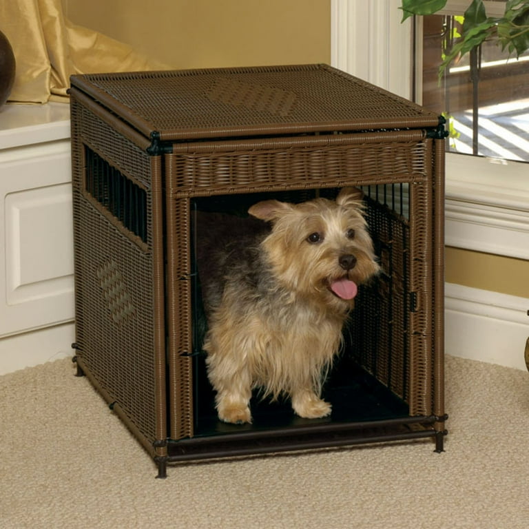 Solvit Mr Herzhers Rhino Wicker Pet Residence