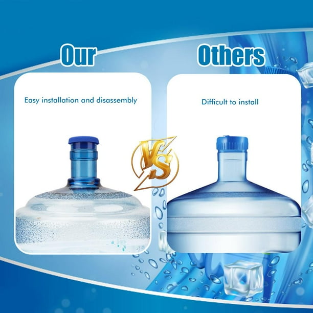 5 Gallon Water Bucket Snap On Lids Non Spill Reusable Replacement