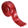 thumbnail image 3 of Uxcell Ruban à Sequins Élastique 11 Yards 3 Pouces 8 Rangées pour Couture Rouge, 3 of 5