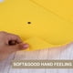 thumbnail image 4 of 2 Pcs Carpetas de Fieltro, Carpeta de Sobre A4 Bolsa de Almacenamiento de Documentos con Cierre de Botón (Amarillo), 4 of 7