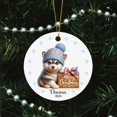 thumbnail image 5 of Siberian Husky Merry Christmas Ornament, Personalized Siberian Husky Ornament with Name and Year Siberian Husky Christmas Ornament 2025, Gifts for Siberian Husky Lovers, Dog Ornament KWEVua, 5 of 6
