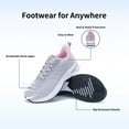 thumbnail image 5 of Artlea Wide Toe Box Women's Walking Shoes Orthotic Tennis Shoes for Plantar Fasciitis Women Fashion Sneakers for Foot Pain Relief, Size 6-11, 5 of 7