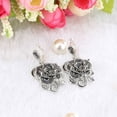 thumbnail image 6 of SmartBy Fashion Rose Flower Pendant Necklace Earrings Finger Ring Lady Party Jewelry Set, 6 of 7