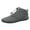 Grey, variant on Mepaouo Winter Barefoot Shoes for Women Men Lace up Fleece Lined Hiking Ankle Snow Boots(Blue,6.5)