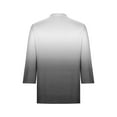 thumbnail image 3 of ALLLIST Black Womens Tops Clearance Under $5 Gradient Crew Neck 3/4 Sleeve Pocket T-Shirts Spring Blouse S, 3 of 4