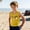 A362 Yellow, variant on Xdegoge Big Boys Novelty Graphic Muscle Shirt Cute Mischievous Smirk Print Sleeveless Casual Playwear School Tops Breathable Comfy Athletic Summer Vacation Activewear