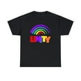 thumbnail image 3 of Unity Shirt LGBT Pride Rainbow Flag Gay Lesbian Pride Ally Plus Size Tops for Women, 3 of 8