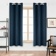thumbnail image 6 of Deconovo Totol Blackout Curtains for Living Room, Thermal Window Drapes, Navy blue, 42 x 54 inch, 2 Panels, 6 of 8