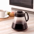thumbnail image 5 of Hario V60 Glass Range Coffee Server Pour Over Carafe Microwave Safe 800mL, Black, 5 of 5