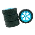 thumbnail image 3 of 4 Pieces Non- Wheel Tires Replacement Accessories :28 Remote Control Race Car - Blue, 30mm, 3 of 10