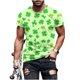 thumbnail image 1 of Mens Camisetas Casual Impresión Manga Corta Cuello Redondo Suéter Gimnasio Deportes Superior, 1 of 8
