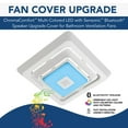 thumbnail image 3 of Broan Bluetooth Ceiling Mounted Ventilation Fan, White, 3 of 8