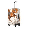 thumbnail image 2 of Daiia Cowboy Riding Horse Luggage Cover, Thickened Washable Travel Luggage Covers, Elastic Unique Baggage Covers for 18-20 inch Luggage-X-Large, 2 of 9