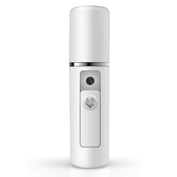 Nano Facial Mister Hidratante Atomización Humidificador Cool Mist Vaporizador Facial Práctico Pulverizador Hidratante e Hidratante para el Cuidado de la Piel Maquillaje Extensiones de Pestañas (Blanco