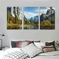 thumbnail image 3 of Nawypu Yosemite National Park Wall Art Mountain Wall Decor for Living Room Nature Forest Landscape Canvas Prints Valley Lake Scenery Pictures Half Dome Paintings Modern Artwork Home Decoration, 3 of 4