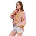 thumbnail image 4 of Inkmeso Printed Long Sleeve Oversized Shirt For WoMen's Loose Fit Button-Down Shirts Tunic, 4 of 7