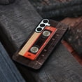 thumbnail image 4 of WIRESTER Shockproof Soft Rubber Cover Case for Samsung Galaxy A16 5G 6.7", Red Vintage Cassette Tape, 4 of 5