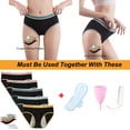 thumbnail image 2 of Sunm Boutique Period Underwear for Women, Extended Leak Protection Quick Absorbing Menstrual Panties, 5-Pack Soft Comfortable, 2 of 6