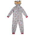 thumbnail image 3 of Christmas Family Pajamas Matching Sets Deer Onesie Jumpsuits Baby Kids Adults Women Pjs Sleepwear Homewear Outfits,  Gray Child 7T, 3 of 9