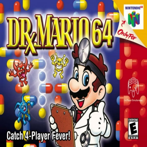N64 Game: Dr. Mario 64 North American Version, Cartridges Only
