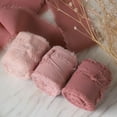 thumbnail image 3 of Ounissouiy Cinta de gasa Cinta de flecos de moda para ramos de novia Cintas de cinta de gasa rasgadas a mano thin11 Type3 NO3, 3 of 6