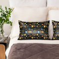 thumbnail image 3 of Xecao Basketball Pattern Satin Pillowcases for Hair and Skin, Luxurious and Silky Pillow Cases with Envelope Closure, 20x30 Inches, 3 of 7