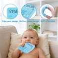 thumbnail image 5 of Oulastool Baby Teething Toy for 3-6 month 6-12 Months, Calculator Shape Food Grade Silicone  Baby Chew BPA Free  Toys - Blue, 5 of 7