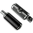 thumbnail image 3 of Krator Chrome Skull Foot Pegs Compatible with Honda Valkyrie 2014-2015 (Front Only), 3 of 4