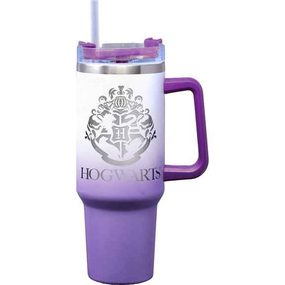 HOGWARTS 40OZ ETCHED STNLS TM