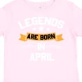 thumbnail image 4 of Inktastic Legends Are Born in April Boys or Girls Toddler T-Shirt, 4 of 5