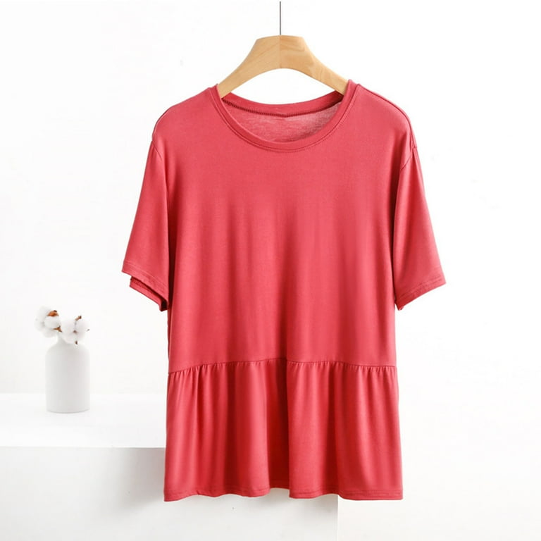 Women half sleeve linen top 3409