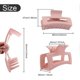 thumbnail image 2 of Hair Claw Clips, Hair Accessories for Women and Girls Thin Hair, Strong Hold Hair Clip (3.5 inch, Matte Gray+ Light Pink), 2 of 4