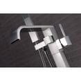 thumbnail image 6 of Anzzi 41 x 12.2 x 6.7 in. Angel 2-Handle Claw Foot Tub Faucet with Hand Shower - Brushed Nickel, 6 of 6
