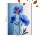 thumbnail image 3 of Qisvanset 12x16 Inch Romans Floral Bible Canvas Wall Art, Blue Tone Scripture Art Dorm Room Faith Gift, 3 of 8