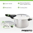 thumbnail image 5 of Presto® 8 Qt. Aluminum Pressure Cooker, 5 of 11