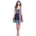thumbnail image 4 of Disfraz de Oktoberfest para mujer, vestido tradicional Dirndl, disfraz de dama, traje de sirvienta cervecera, 4 of 4