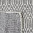 thumbnail image 6 of SAFAVIEH Martha Stewart Cotton Geometric Area Rug, Anthracite/Light Grey, 8' x 10', 6 of 8