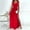Red, variant on UPPADA Wedding Guest Dresses Womens, Women's Summer Sleeveless V Neck Split Dress Solid Lace Pachwork Dresses