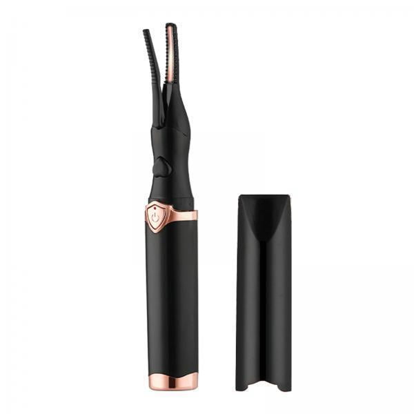 Rizador de pestañas eléctrico,Rizador de pestañas eléctrico pluma portátil de larga duración,rizador de pestañas calentado seguro herramientas de maquillaje para mujeres,peine rizador de