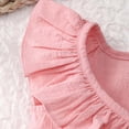 thumbnail image 6 of Edvintorg Girls Dresses Cute Ruffle Hem Sleeveless Loose Fit Casual Princess Dress Kids Clothes Girls Size 0-6, 6 of 8