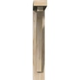 thumbnail image 2 of Ekena Millwork 3 1/2"W x 18"D x 22"H Thorton Block Smooth Bracket w/ Offset Brace, Douglas Fir, 2 of 25