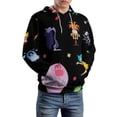 thumbnail image 4 of Inside Out 2 Emotions Hoodie for Men and Women Pullover Sweatshirts 3D Printed Hooded Cool Pullover Hoody with Kangaroo Pocket,2XL, 4 of 5