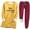 Wine, variant on Oksale Sweatsuits for Women Set 2 PC Plus Size Yes,I'm Still Freezing Sweatshirts Warm Lined Fleece Sherpa Sweatpants Soft Thermal Active Loungewear Wine M