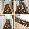 thumbnail image 5 of 5x7ft Floral Area Rug, Machine Washable Ultra Soft Low Pile Non Slip Non Shedding Accent Floor Carpet for Living Room, Bedroom, Dining Room, Office (Beige), 5 of 5