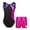 Rose, variant on Alvivi Gymnastics Leotards for Girls Kids Sleeveless Printed Biketard with Shorts Athletic Trackusit Zebra 10